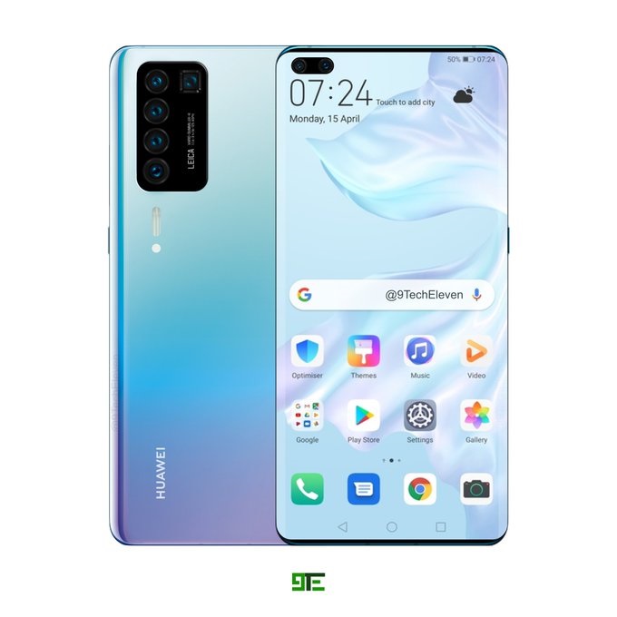 华为P40 Pro渲染图曝光 基于爆料汇总，极致视觉重塑旗舰标杆
